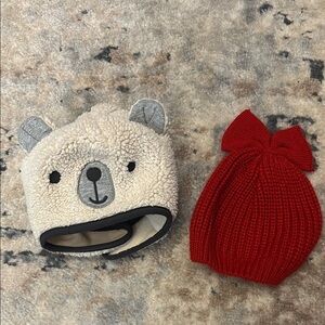 Baby hats size 6-12 months Gymboree and Old Navy